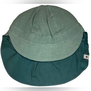 NWT -  HutteliHut - Safari Muslin Cotton Sun Hat - Green